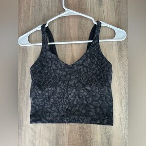 Lululemon Align Leopard Embossed Tank Sz 2